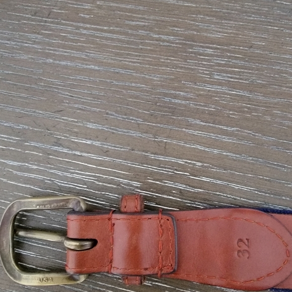 SMATHERS & BRANSON Navy Multicolor Dancing Bears Needlepoint Belt size 32 - Picture 6 of 8